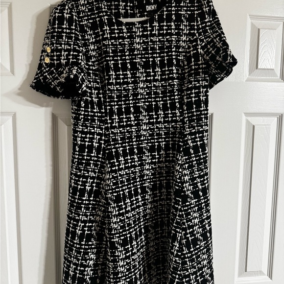 DKNY Black and White Dress - Picture 1 of 3